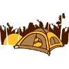 Palm Camping Tent Holiday
