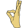 Perfect very tasty hand gesture