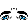 Blue Sad Eyes Design