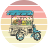 Street Food Moped Asia