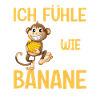 Banane Affe Arbeit Sarkasmus