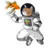 Cadeau astronaute Cat Astronaut