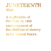 Juneteenth Definition Shirt, Afro-Américain,