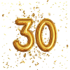 30 Jähriges Luftballon Design