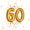 60 år gammel ballongdesign