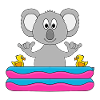 KOALA - PLANSCHBECKEN - POOL - SHAKA - TIER
