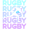Rugby Player Retro