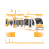 Straßenbahn Straßenbahnfahrer Tram Zug
