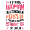 Strong women stand up.