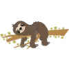 Sloth Faulenzer Süßes Faultier Geschenk
