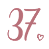 Numero carino 37, 37 anni, regalo per il 37 ° compleanno