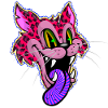 Leopard Comic Psychédélique