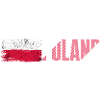 Poland Flag Bold Typography