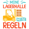 Lagerarbeiter Logistiker Stapler Staplerfahrer