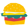 Burger Graphic / Design / Illustration