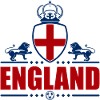 ENGLAND RED-BLUE LINEART