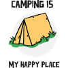 Camping is my happy place