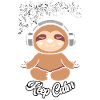 Chilled music sloth