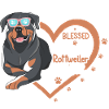 Blessed Rottweiler Obsessed Funny