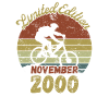 Vélo d’anniversaire Vélo Novermber 2000