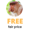 Free fair price | Black text