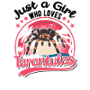 Tarantel Mädchen Tarantula Fille