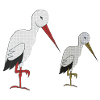 stork with child