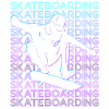 Skateboarding Skateboarder Skateboard Retro