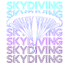 Skydiving Skydiver Retro