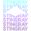 Stingray Manta Rays Retro