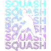 Squash Player Retro
