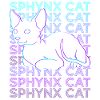 Sphynx Katze Retro