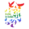 liefde is liefde,rainbow,deaf,birds