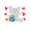 Aimez notre planète Elephant Earth