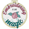Embroidering is like magic