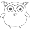 owl,drawing,pencil,comic
