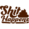 Feces pile shit happens