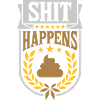 Lorbeerkranz Shit happens Zitat