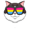 Pansexual Ragdoll - Cat with glasses