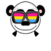 Pansexual Panda - Panda with glasses