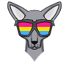 Pansexual Sphynx - Cat with glasses