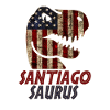 Patriotic Santiago Dinosaur Santiagosaurus