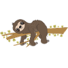 Sloth Faulenzer Süßes Faultier Geschenk