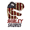 Patriotic Shirley Dinosaur Shirleysaurus
