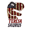 Patriotic Teresa Dinosaur Teresasaurus