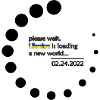 Print Loading english black