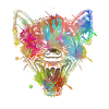 Bunte Hyäne