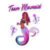 Mermaids Swimming Saying Team Mermaid