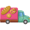 Bread Delivery Service Cart