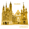 Lituania Capitale Vilnius Cattedrale Stati baltici